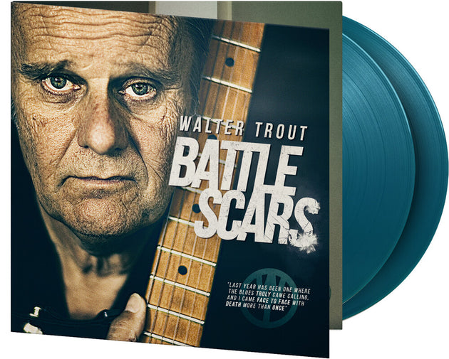the album cover for Walter Trout - Battle Scars [Colored Vinyl] (Gate) [Limited Edition] [180 Gram] (Aniv)