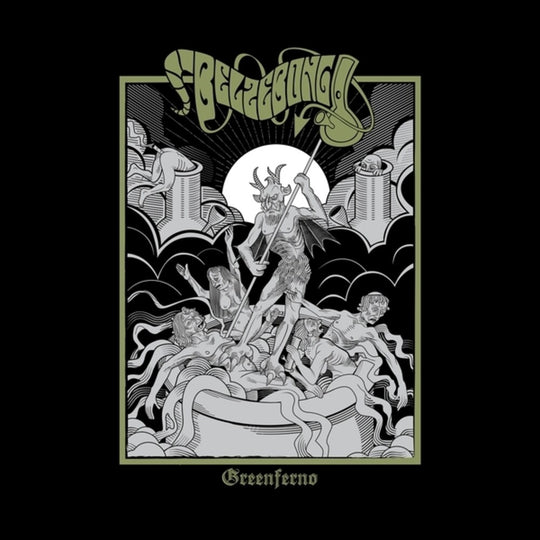 the album cover for Belzebong - Greenferno [Colored Vinyl] (Spla)