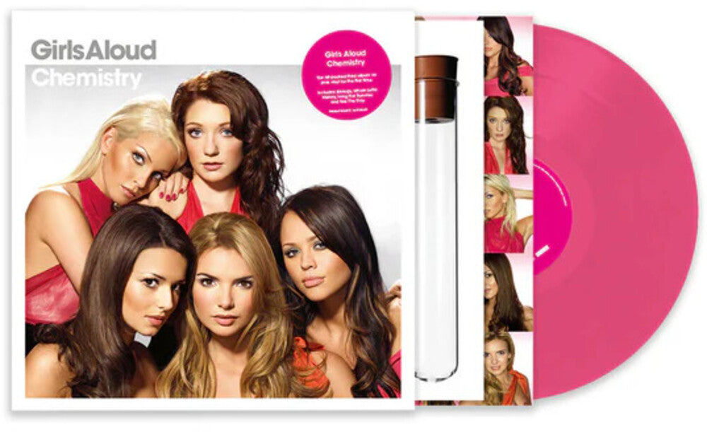 the album cover for Girls Aloud - Chemistry: Deluxe Edition [Colored Vinyl] [Deluxe] (Uk)