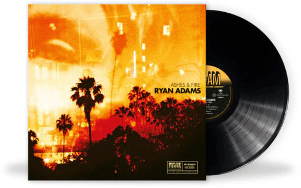 the album cover for Ryan Adams - Ashes & Fire (Uk)