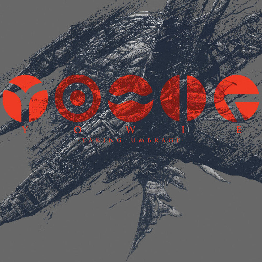 the album cover for Yowie - Taking Umbrage (Blue) [Colored Vinyl] (Gate)