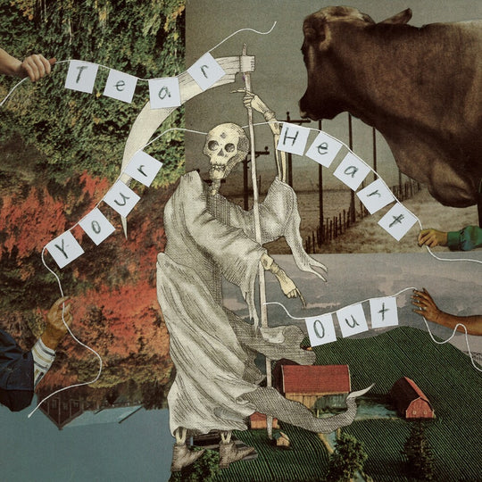 the album cover for Villagerrr - Tear Your Heart Out - Orange [Colored Vinyl] (Org)