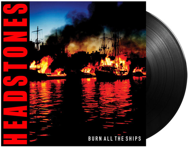 the album cover for Headstones - Burn All The Ships