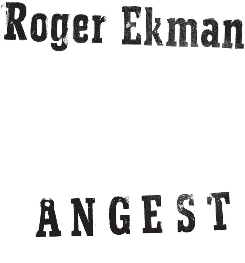 the album cover for Roger Ekman - Angest