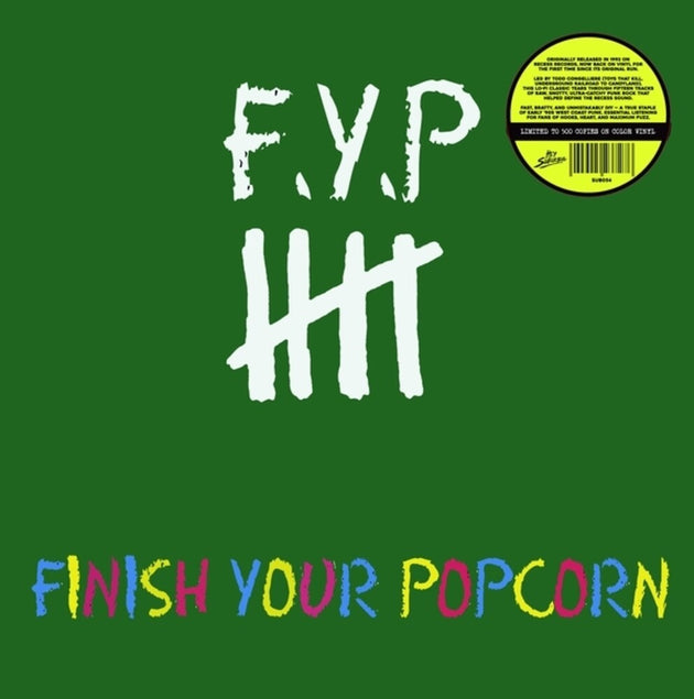 the album cover for Fyp - Finish Your Popcorn [Colored Vinyl]