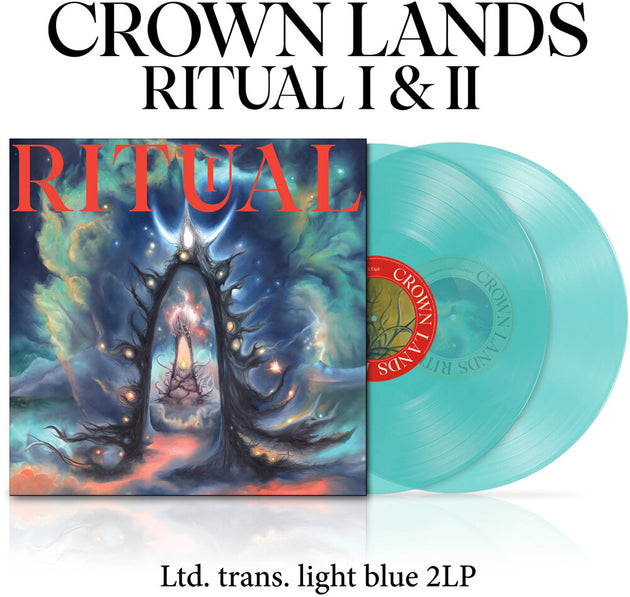 the album cover for Crown Lands - Ritual I&II [ Transparent Light Blue 140g 2LP]