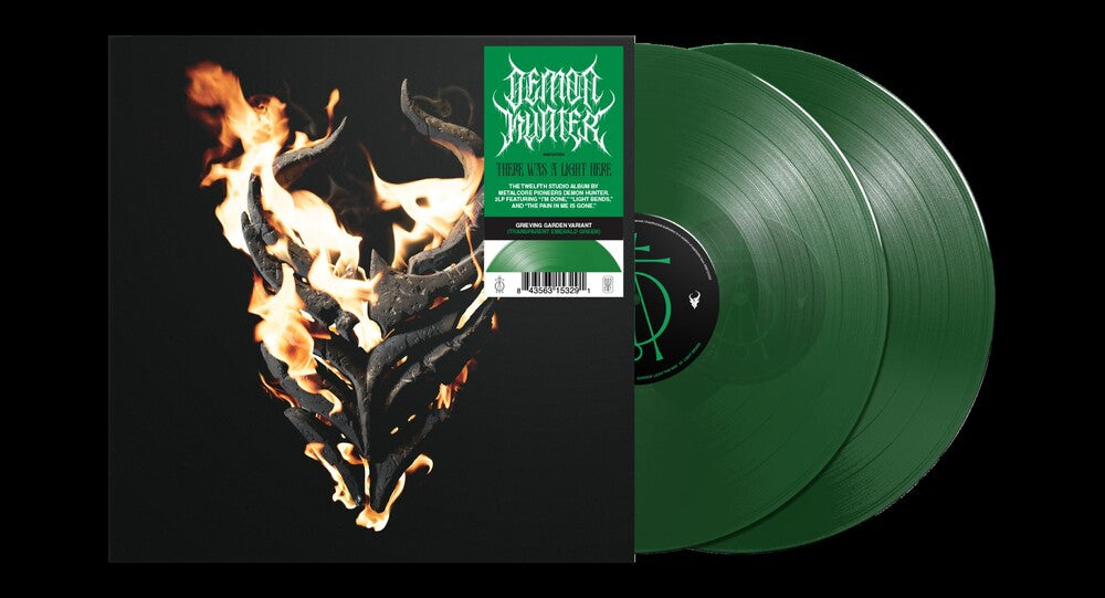 the album cover for Demon Hunter - There Was A Light Here - Grieving Garden [Colored Vinyl]