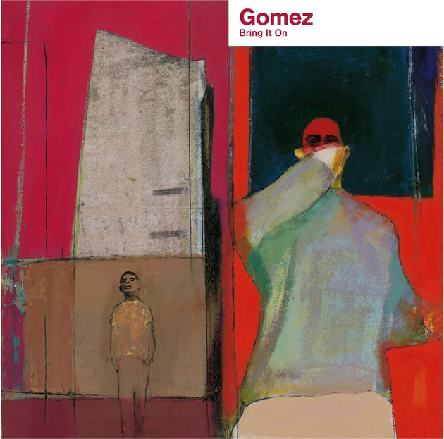 the album cover for Gomez - Bring It On - Red [Colored Vinyl] (Red)