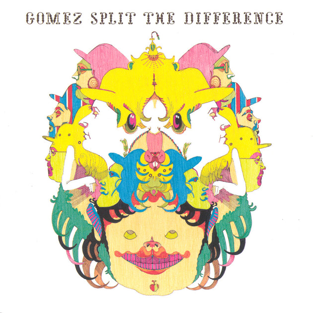 the album cover for Gomez - Split The Difference - Yellow [Colored Vinyl] (Ylw)