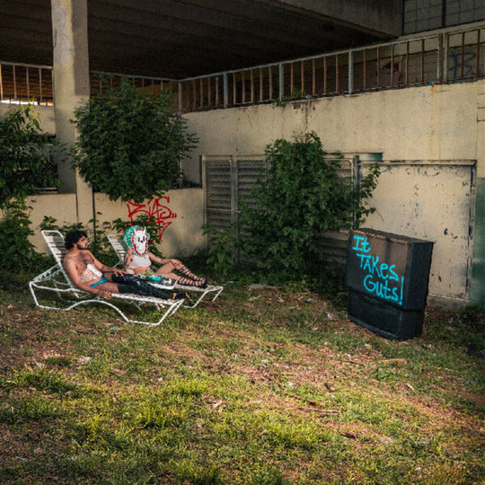 the album cover for Wax Jaw - It Takes Guts