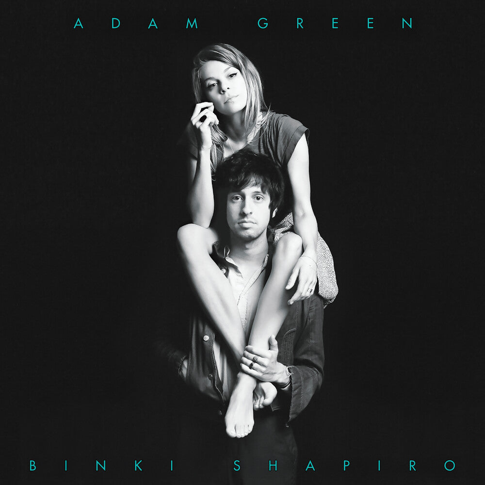 the album cover for Adam Green  / Binki Shapiro - Adam Green & Binki Shapiro - Blue (Blue) [Colored Vinyl]