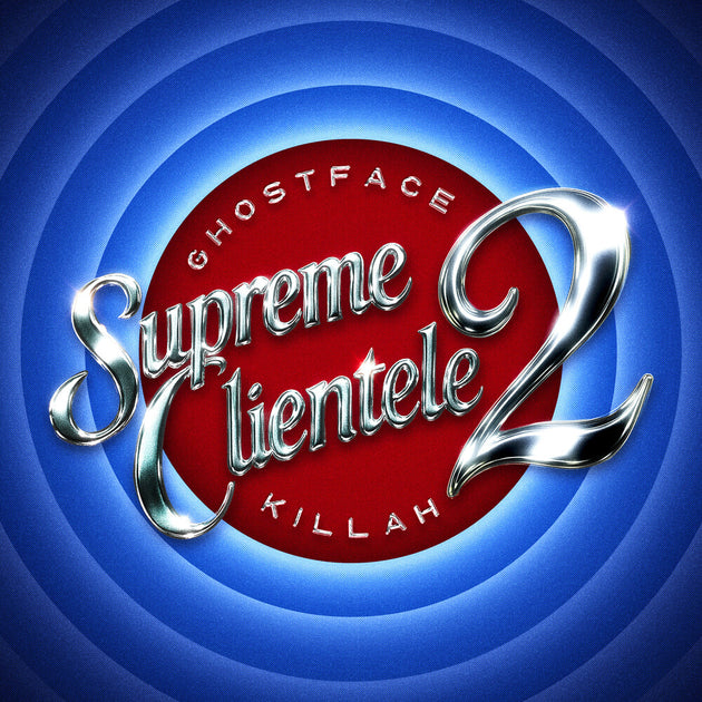 the album cover for Ghostface Killah - Supreme Clientele 2 [Indie Exclusive Metallic Blue LP]