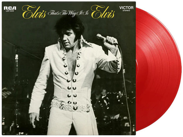 the album cover for Elvis Presley - That's The Way It Is [Colored Vinyl] [Limited Edition] [180 Gram] (Red)