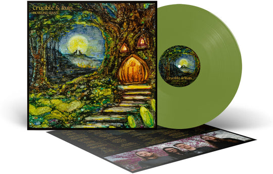 the album cover for Howling Giant - Crucible & Ruin - Olive [Colored Vinyl] (Ofgv) (Oliv)