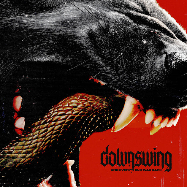 the album cover for Downswing - & Everything Was Dark