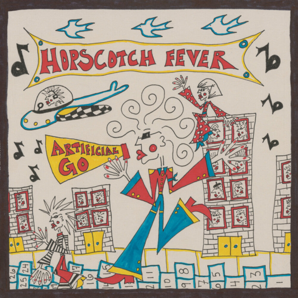 the album cover for Artificial Go - Hopscotch Fever [Colored Vinyl] (Red)