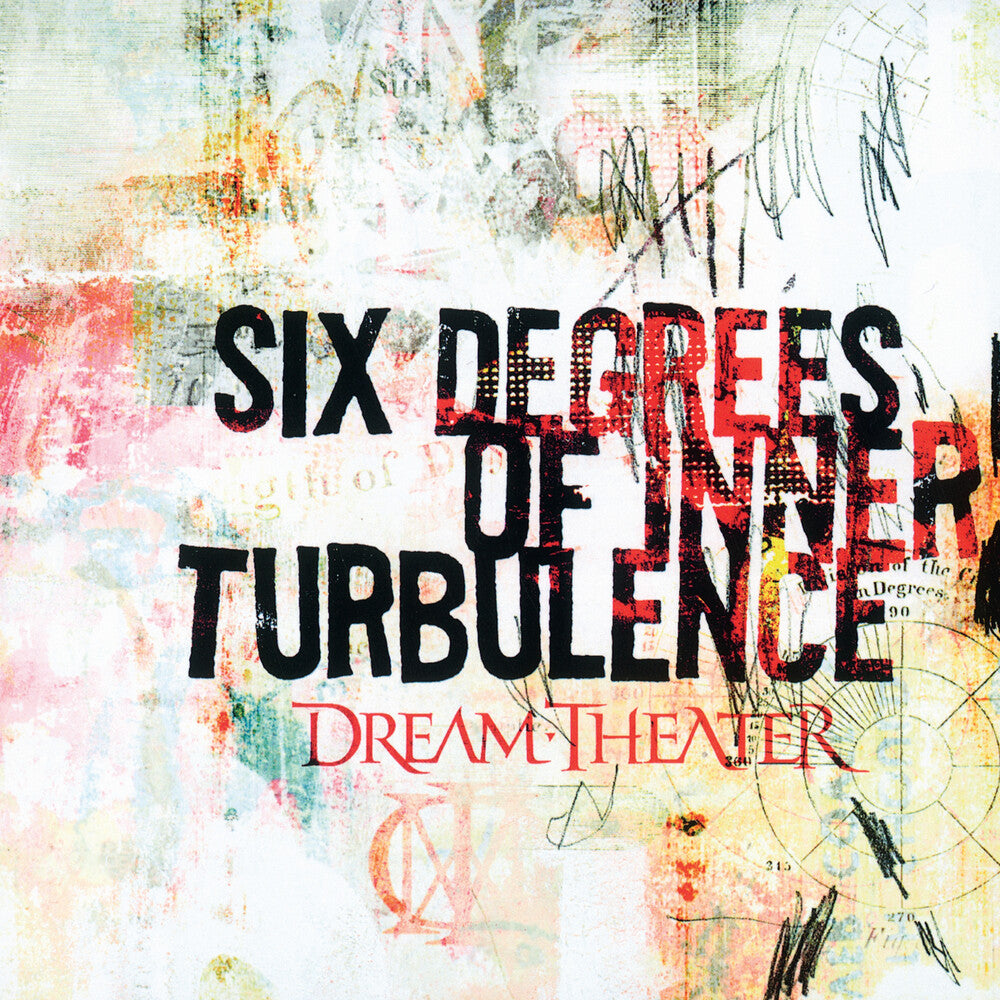 the album cover for Dream Theater - Six Degrees Of Inner Turbulence (Rktbr25) [Clear Vinyl]