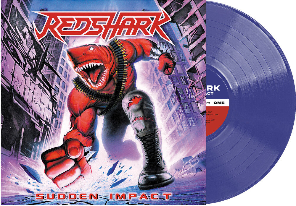 the album cover for Redshark - Sudden Impact [Colored Vinyl] [Limited Edition]