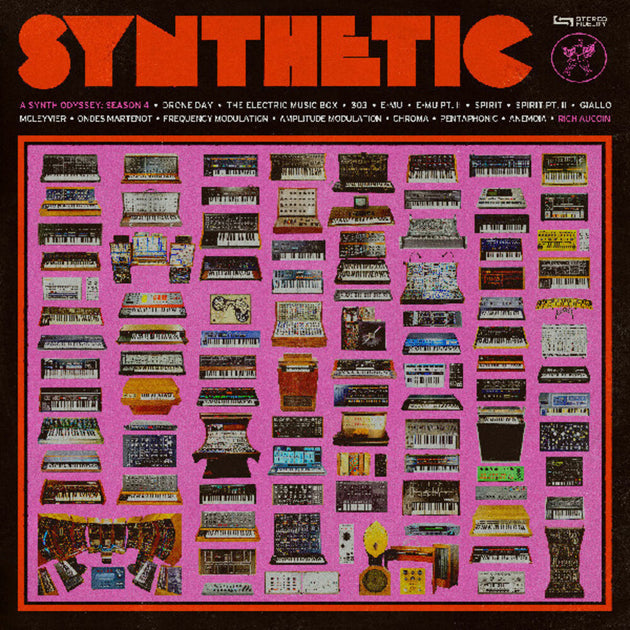 the album cover for Aucoin, Rich - Synthetic 4