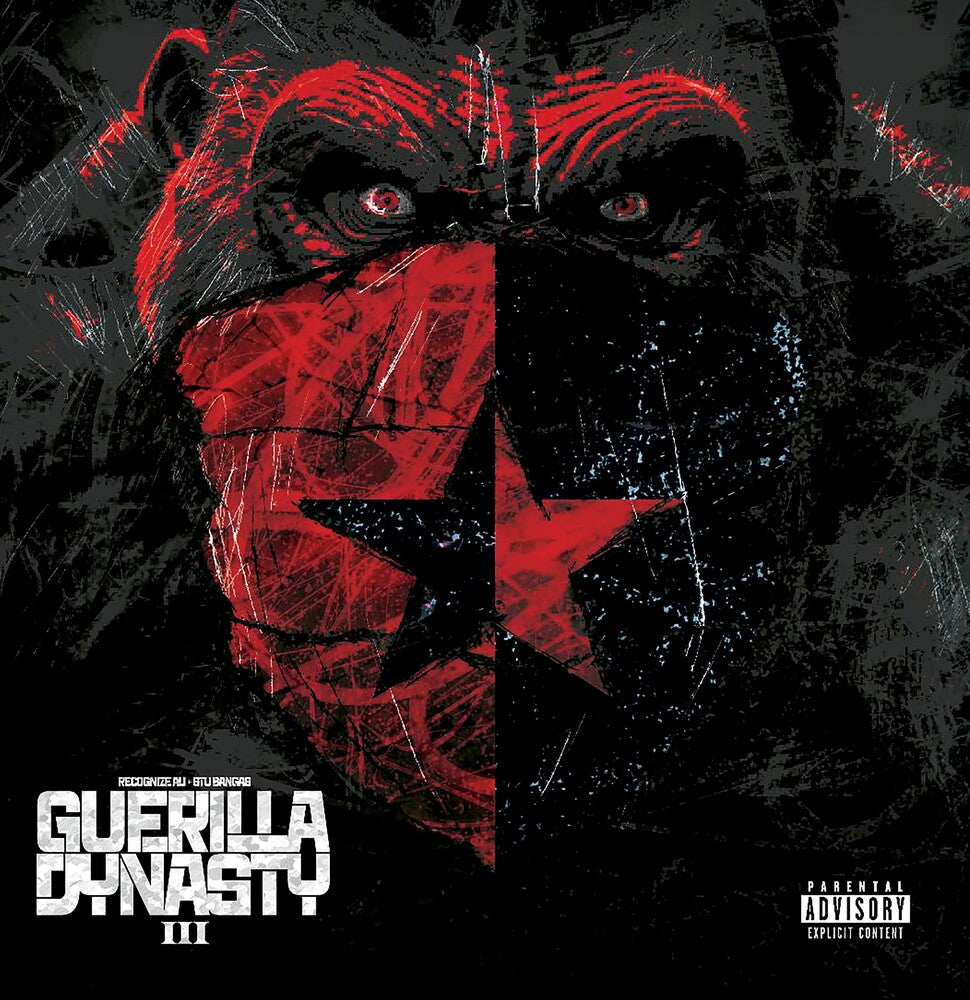 the album cover for Recognize Ali / Stu Bangas - Guerilla Dynasty 3