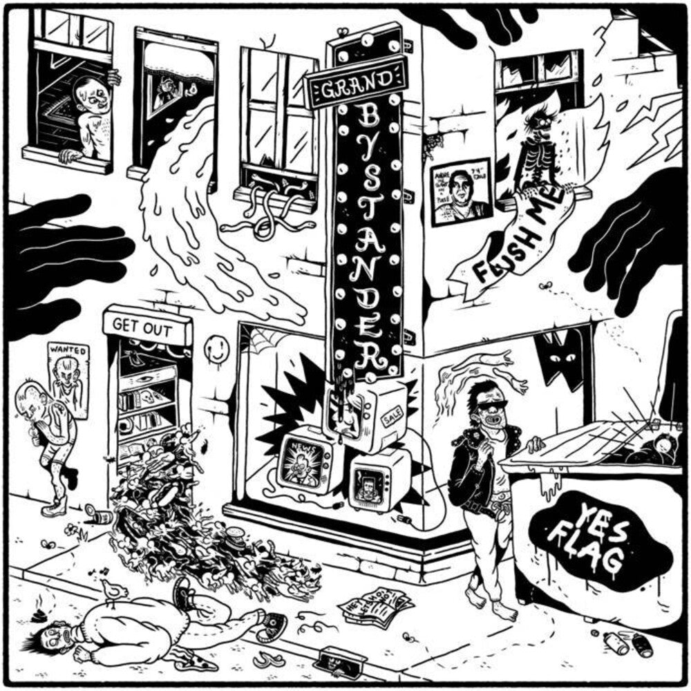 the album cover for Yes Flag - Grand Bystander