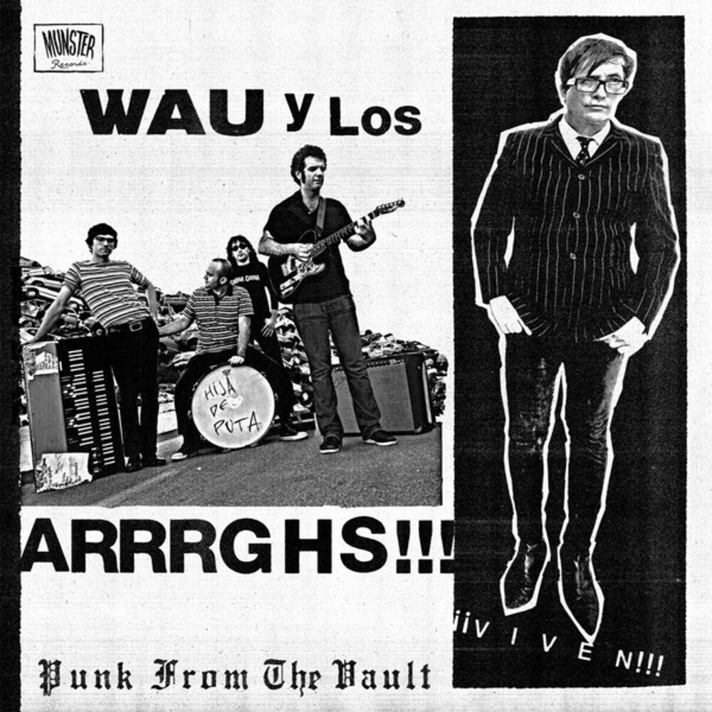 the album cover for Wau y Los Arrrghs - !!!Viven!!!