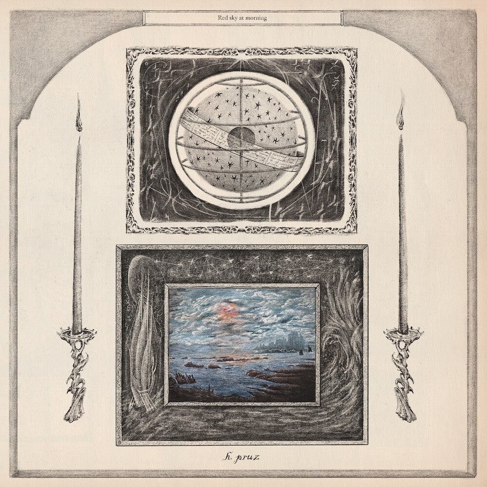 the album cover for H Pruz . - Red Sky At Morning
