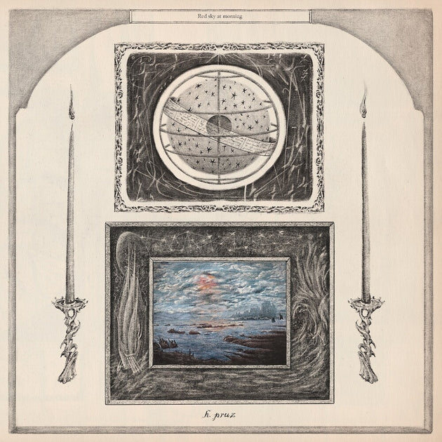 the album cover for H Pruz . - Red Sky At Morning