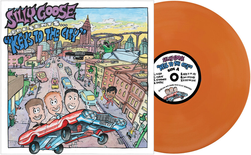 the album cover for Silly Goose - Keys to the City [Tangerine Colored Vinyl]