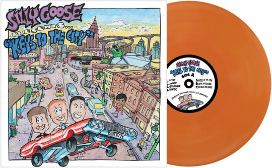 the album cover for Silly Goose - Keys to the City [Tangerine Colored Vinyl]