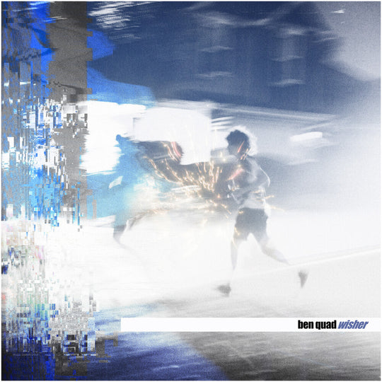 the album cover for Ben Quad - Wisher [Indie Exclusive Metallic Gold Marble LP]