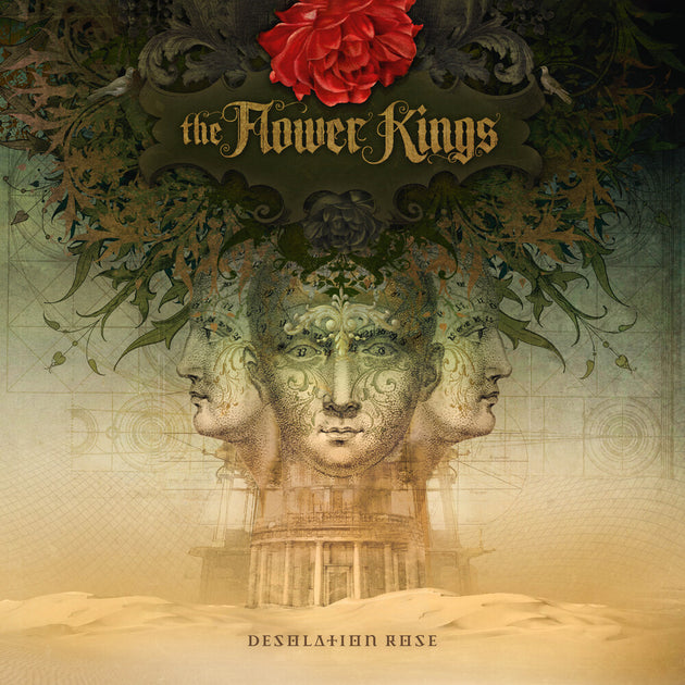 the album cover for Flower Kings - Desolation Rose (Blk) [Clear Vinyl] (Red)