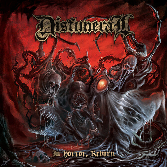 the album cover for Disfuneral - In Horror Reborn [Colored Vinyl] (Slv)