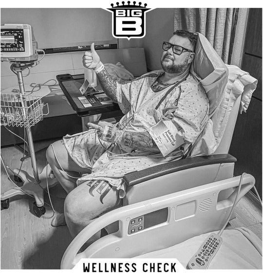 the album cover for Big B - Wellness Check