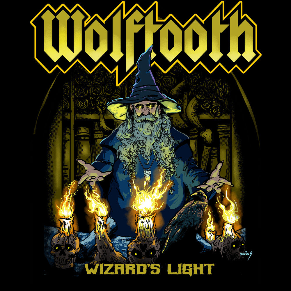 the album cover for Wolftooth - Wizard's Light [Colored Vinyl] (Ylw)