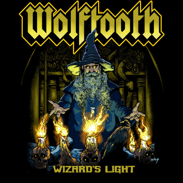 the album cover for Wolftooth - Wizard's Light [Colored Vinyl] (Ylw)