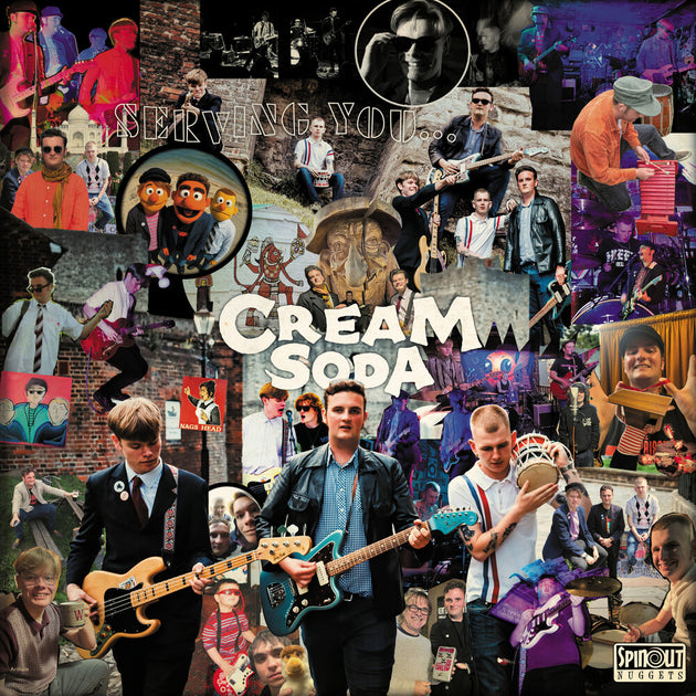 the album cover for Cream Soda - Serving You