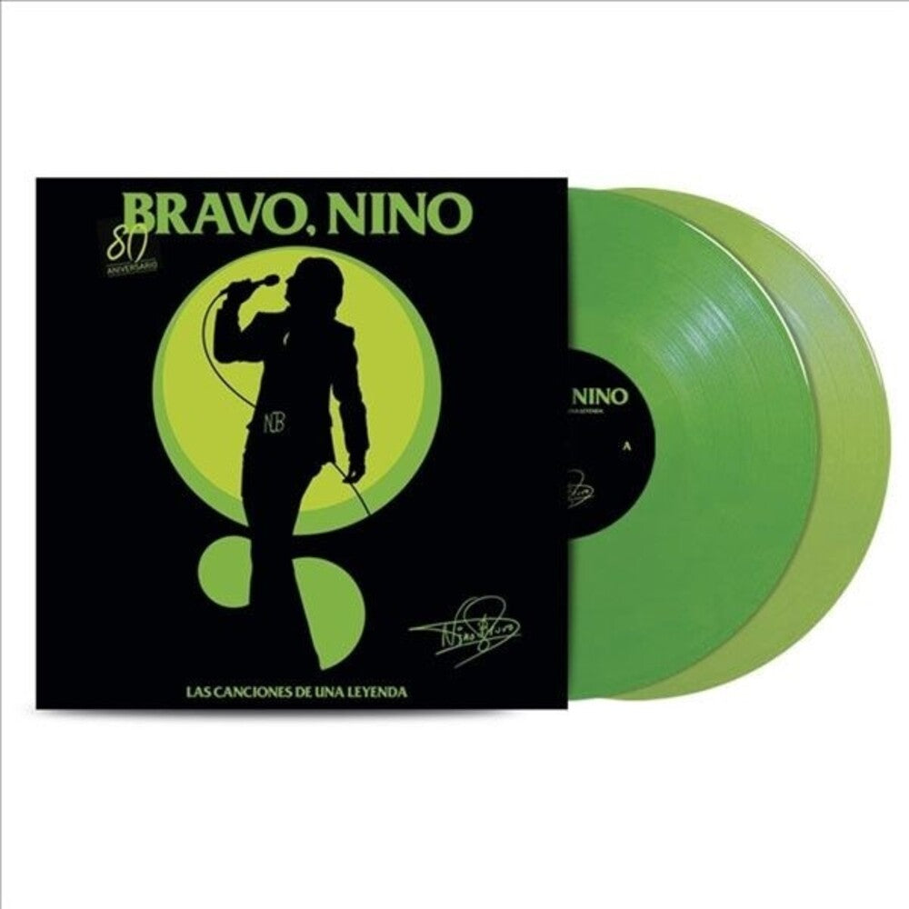 the album cover for Nino Bravo - Las Canciones - Ltd Green Vinyl [Colored Vinyl] (Grn) [Limited Edition]