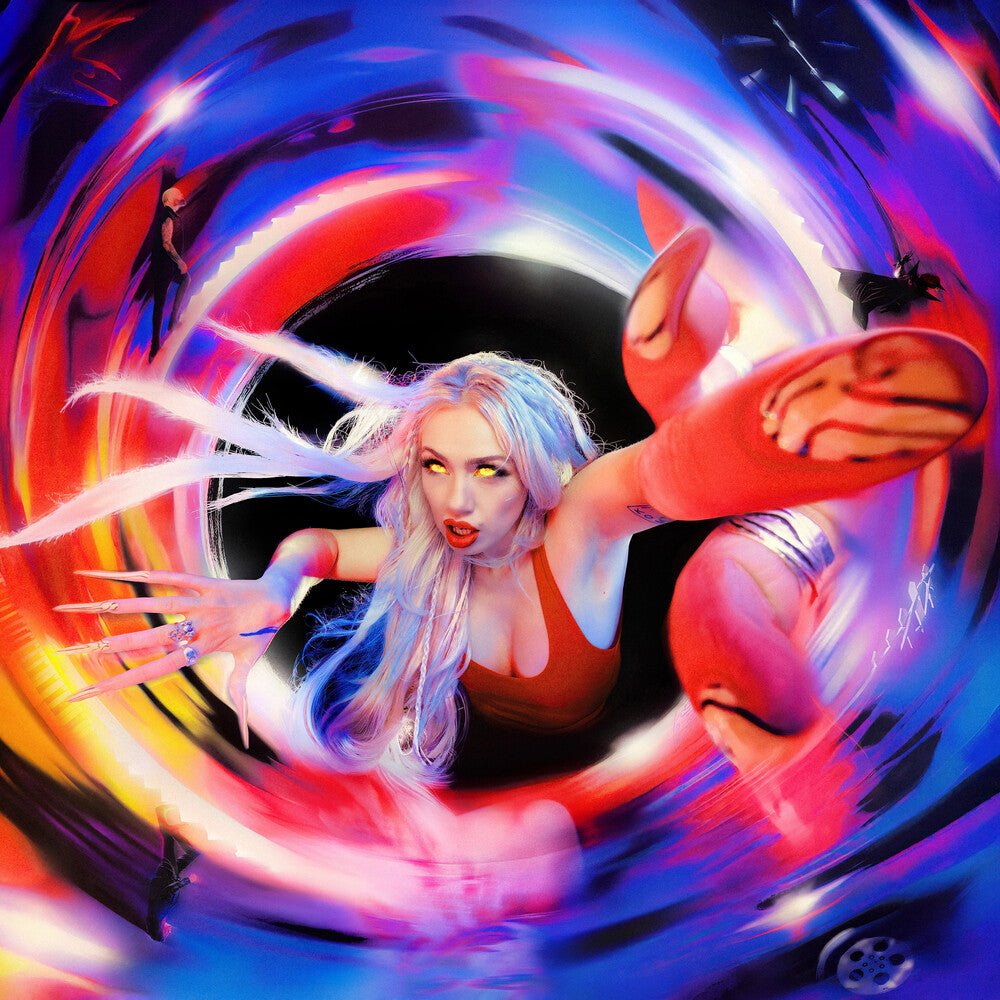 the album cover for Sumo Cyco - Neon Void - Red Marble [Colored Vinyl] (Red)