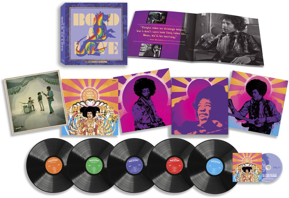 the album cover for The Jimi Hendrix Experience - Bold As Love [Vinyl Box Set]