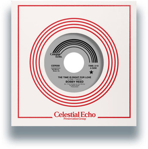 the album cover for Bobby Reed - Time Is Right For Love