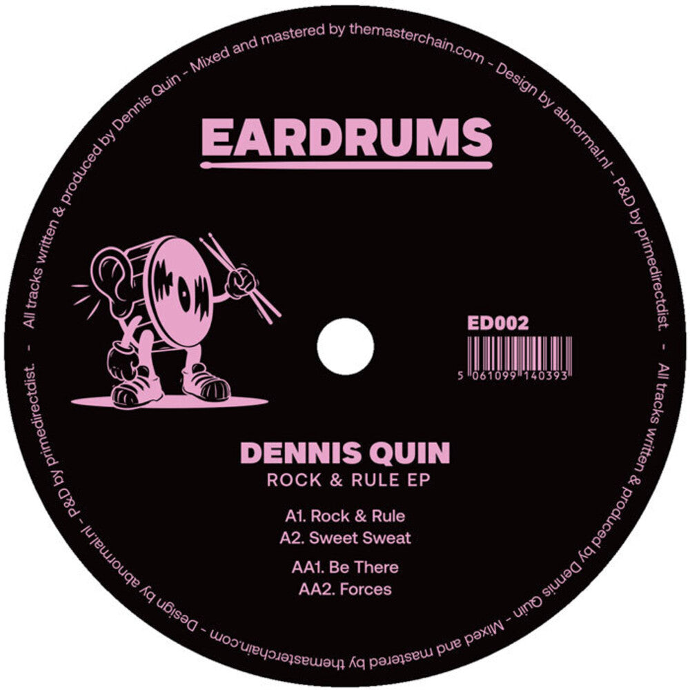 the album cover for Dennis Quin - Rock & Rule (Ep)