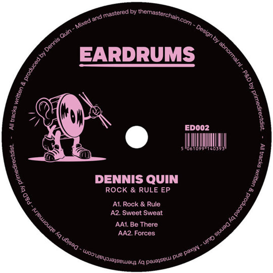the album cover for Dennis Quin - Rock & Rule (Ep)