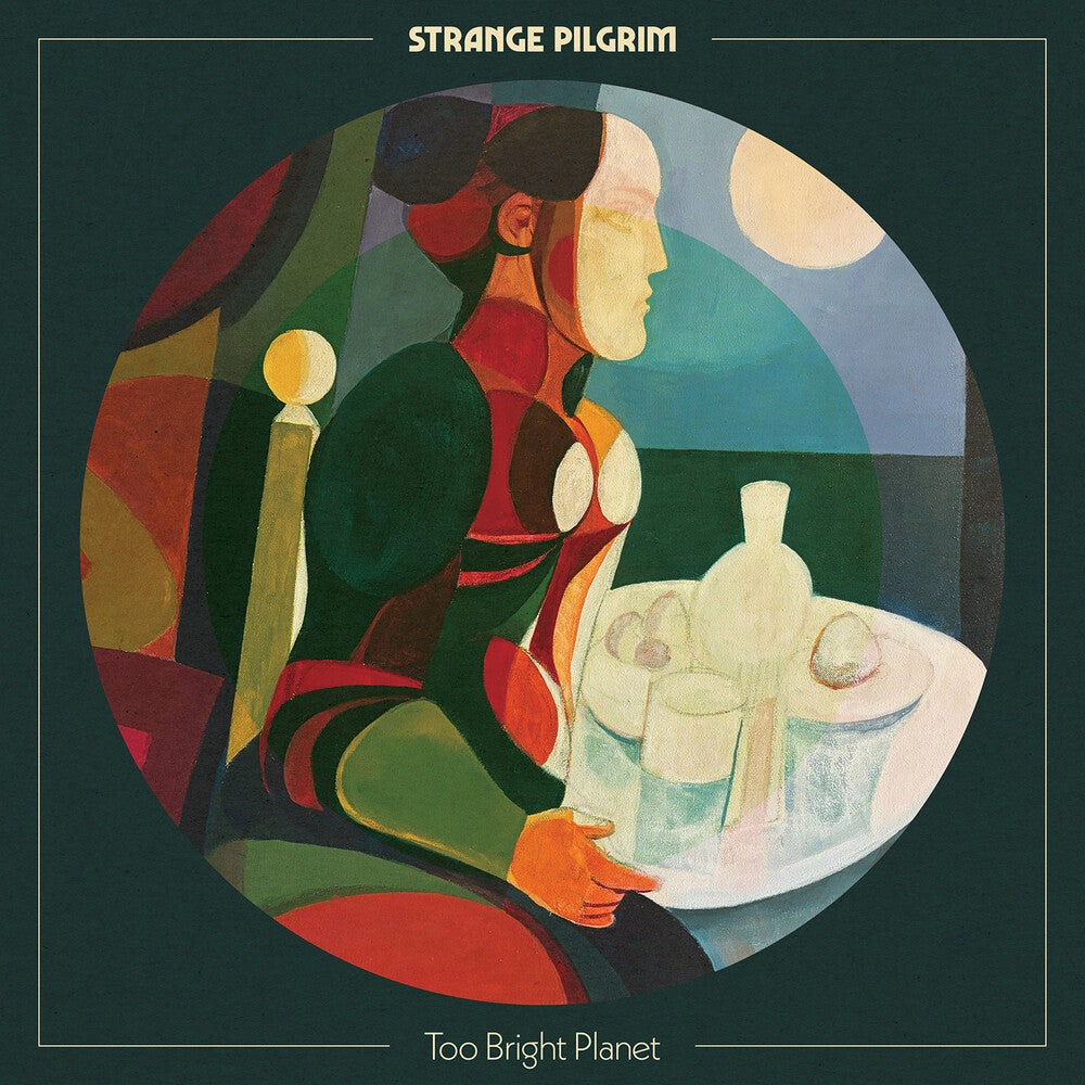the album cover for Strange Pilgrim - Too Bright Planet