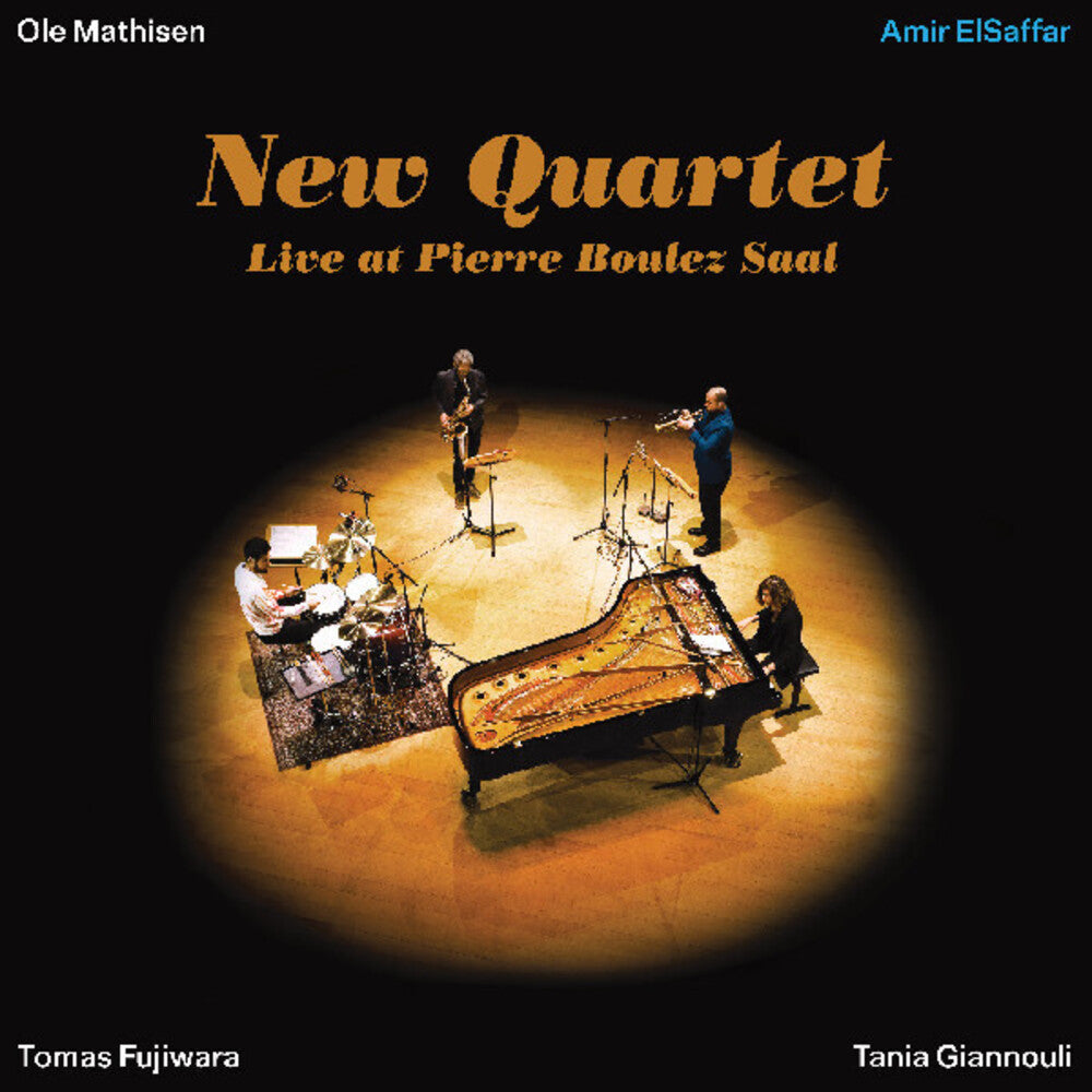 the album cover for Amir Elsaffar - New Quartet Live At Pierre Boulez Saal