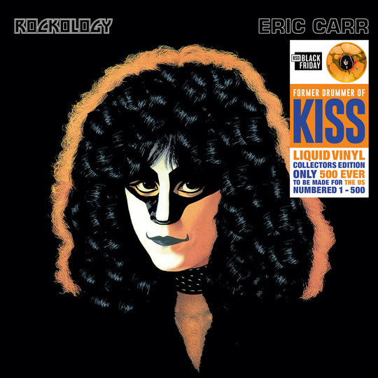 the album cover for Eric Carr - Rockology: The Liquid Vinyl Numbered Edition [RSD Black Friday 2025]