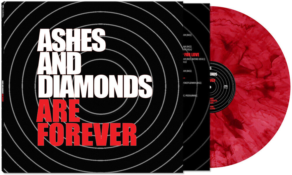 the album cover for Ashes And Diamonds - Are Forever [Red Marble LP]