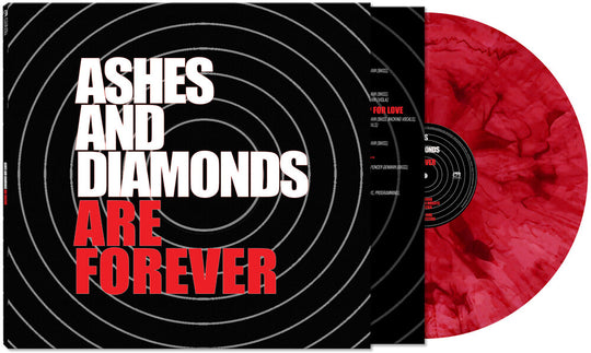 the album cover for Ashes And Diamonds - Are Forever [Red Marble LP]