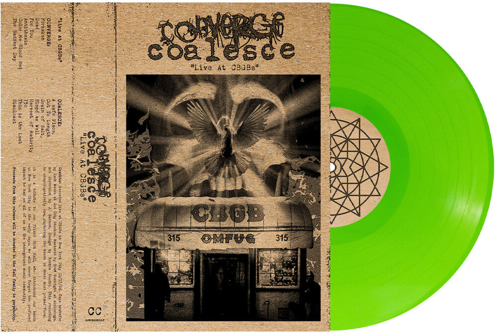 the album cover for Converge - Live At Cbgbs [Colored Vinyl] (Lime)