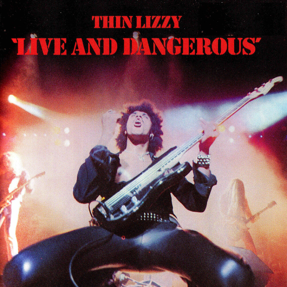 the album cover for Thin Lizzy - Live And Dangerous [Colored Vinyl] [Limited Edition] (Slv)